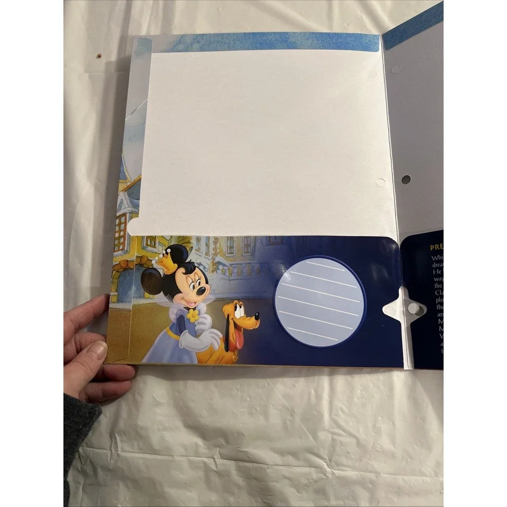 Walt Disney Pictures Three Musketeers 3 Ring Folder Mickey Donald Goofy 2004